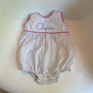 Hayou blanks - “Clara” embroidered romper